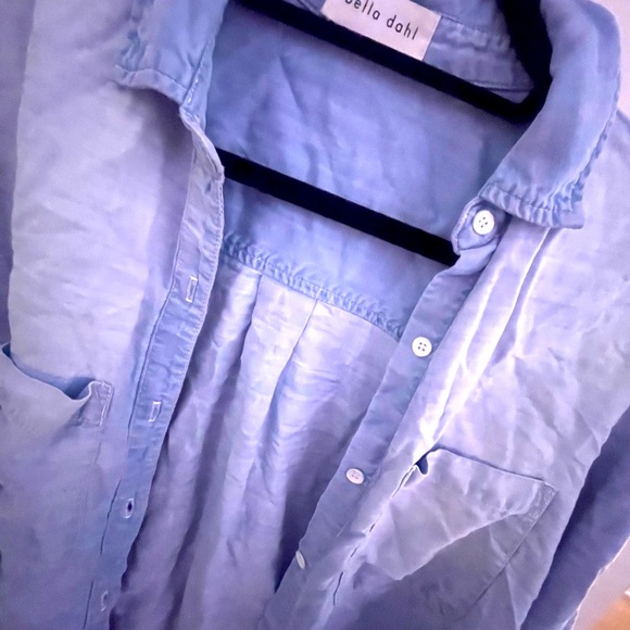 Women’s Bella Dahl Light Blue Wash Button-Up Shirt LIKE NEW size XS - Picture 1 of 15